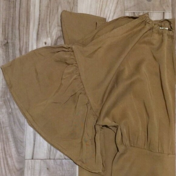 Hackwith Design House XL Midi Dress Cold Shoulder Flowy Boho Chic Sustainable - Picture 9 of 14